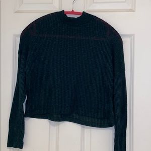 Forest green turtleneck!